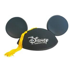 Disney Institute Graduation Mickey Ears Hat with Tassel – Rare Collectible 56 CM